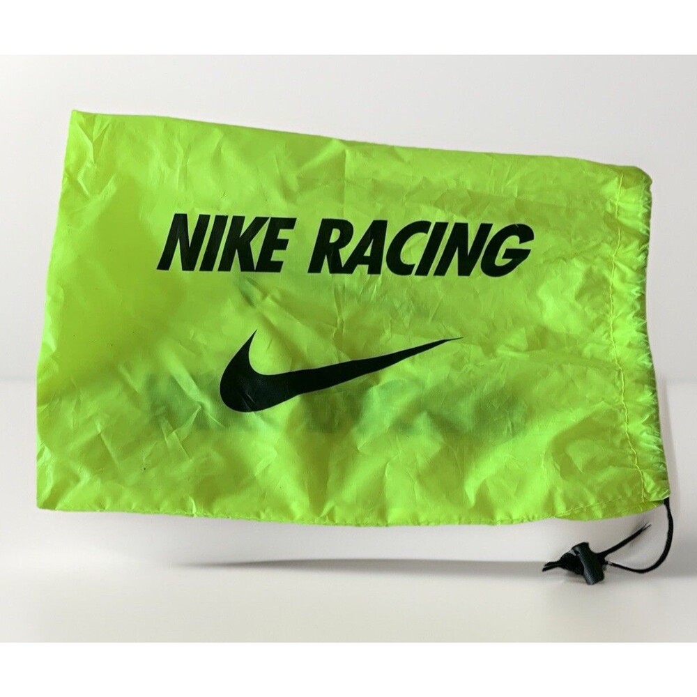 Nike Track And Field Draw String Shoe Bag Neon Yellow Size 11.5"x 16.5" NEW